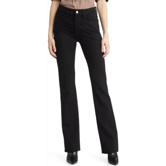 Jen7 by 7 For All Mankind Black Trouser Jeans Size 9 - Picture 1 of 8